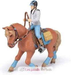 Der Junge Reiter - Papo -Modell Spielzeug Für Kinder figurine animaux cheval du jeune cavalier jouet 51544 collection