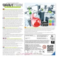 Gravitrax - Magnetkanone Weiß Grau Ravensburger -Modell Spielzeug Für Kinder gravitrax element canon magnetique 27600 jeu de construction stem extension pour circuits de billes creatifs jeu