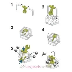 Gravitrax - Katapult Weiß Grau Ravensburger -Modell Spielzeug Für Kinder gravitrax element catapulte 27603 jeu de construction stem extension pour circuits de billes creatifs jeux jouet