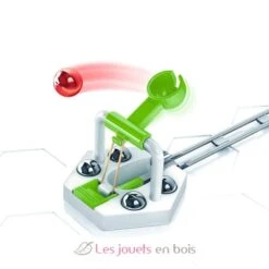 Gravitrax - Katapult Weiß Grau Ravensburger -Modell Spielzeug Für Kinder gravitrax element catapulte 27603 jeu de construction stem extension pour circuits de billes creatifs jeux jouets