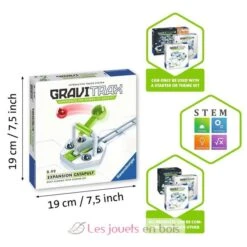 Gravitrax - Katapult Weiß Grau Ravensburger -Modell Spielzeug Für Kinder gravitrax element catapulte 27603 jeu de construction stem extension pour circuits de billes creatifs jeux jouets enfant