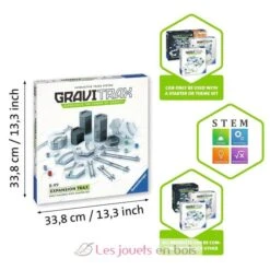 Gravitrax - Trax Expansion Weiß Grau Ravensburger -Modell Spielzeug Für Kinder gravitrax set d extension trax rails 27601 jeu de construction stem circuits de billes creatifs 44 pieces jeu jouet enfant