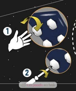 Red-Gitarre - Vilac -Modell Spielzeug Für Kinder guitare vilac tension des cordes 3