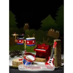 Red Rock-Gitarre - Vilac -Modell Spielzeug Für Kinder instruments de musique enfant vilac 3