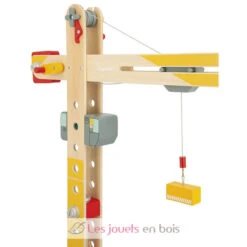 Großer Kran - Janod -Modell Spielzeug Für Kinder j06468 janod grande grue en bois 7