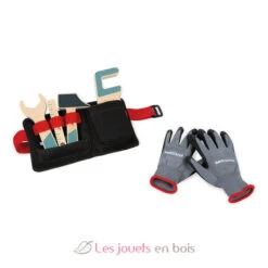 Werkzeuggürtel Mit Handschuhen - Janod -Modell Spielzeug Für Kinder j06475 janod ceinture de bricolage outils avec gants 2