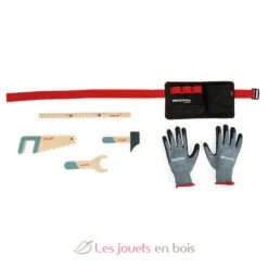 Werkzeuggürtel Mit Handschuhen - Janod -Modell Spielzeug Für Kinder j06475 janod ceinture de bricolage outils avec gants 5