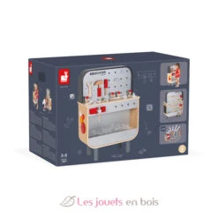 Brico'Kids Reverso Werkbank - Janod -Modell Spielzeug Für Kinder j06476 janod bricolage etabli reverso brico kids 12