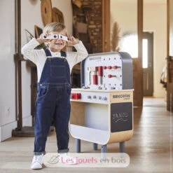 Brico'Kids Reverso Werkbank - Janod -Modell Spielzeug Für Kinder j06476 janod bricolage etabli reverso brico kids 2