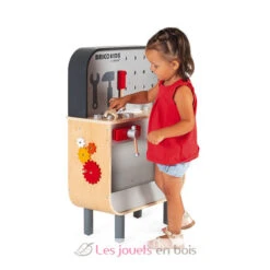 Brico'Kids Reverso Werkbank - Janod -Modell Spielzeug Für Kinder j06476 janod bricolage etabli reverso brico kids 3