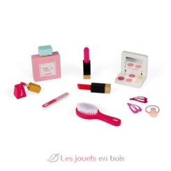 Schmink- Und Frisiertisch P'tite Miss - Janod -Modell Spielzeug Für Kinder j06553 janod coiffeuse enfant coiffeuse p tite miss bois 8