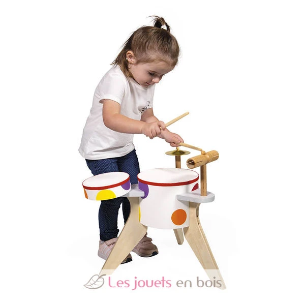 Schlagzeug Confetti - Janod 3 Schlagzeug Confetti - Janod – Bild 3