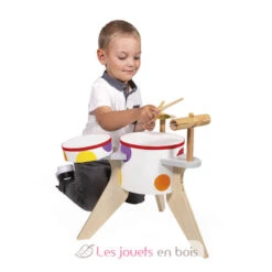Schlagzeug Confetti - Janod 9 Schlagzeug Confetti - Janod -Modell Spielzeug Für Kinder j07614 janod batterie confetti instrument musique enfant 3