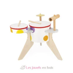 Schlagzeug Confetti - Janod 10 Schlagzeug Confetti - Janod -Modell Spielzeug Für Kinder j07614 janod batterie confetti instrument musique enfant 5