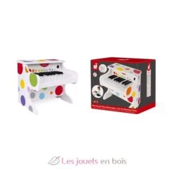 Piano Elektronisch Konfetti - Janod -Modell Spielzeug Für Kinder j07618 janod piano electronique confetti 1