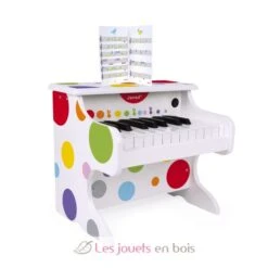 Piano Elektronisch Konfetti - Janod -Modell Spielzeug Für Kinder j07618 janod piano electronique confetti 5