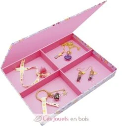 Set Ketten 4 Anhänger-Fläschchen Feen - Janod -Modell Spielzeug Für Kinder j07994 janod coffret bijoux fioles de fees a cree activite creative 7