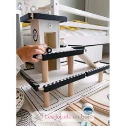 Garage Aus Holz - JaBaDaBaDo -Modell Spielzeug Für Kinder jabadabado garage voiture en bois 2