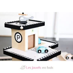 Garage Aus Holz - JaBaDaBaDo -Modell Spielzeug Für Kinder jabadabado garage voiture en bois 3