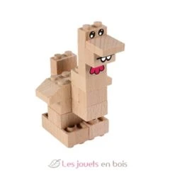 FabBrix Nutztiere - FabBrix -Modell Spielzeug Für Kinder jd1802 fabbrix animaux ferme briques construction en bois 2