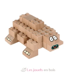 FabBrix Meerestiere - FabBrix -Modell Spielzeug Für Kinder jd1807 fabbrix animaux marins briques construction en bois 2