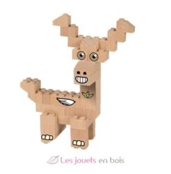 FabBrix Waldtiere - FabBrix -Modell Spielzeug Für Kinder jd1809 fabbrix amis de la for t briques construction en bois 2