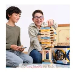 Kapla 120 Blau Gelb Grün - Kapla -Modell Spielzeug Für Kinder kapla 120 baril bleu jaune vert planchettes construction bois 5