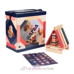 Kapla 120 Blau Rosa Rot - Kapla