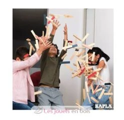 Kapla 120 Blau Rosa Rot - Kapla -Modell Spielzeug Für Kinder kapla 120 baril bleu rose rouge planchettes construction bois 9