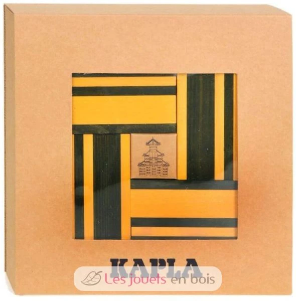 Box 40 Grün Und Gelb Platten + Kunstbuch - Kapla 2 Box 40 Grün Und Gelb Platten + Kunstbuch - Kapla – Bild 2