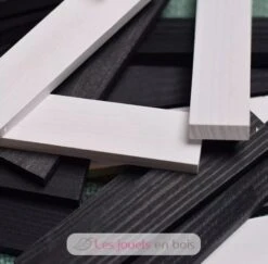 100er Kapla Misch Schwarz Und Weiß 50 50 - Kapla -Modell Spielzeug Für Kinder kapla noir et blanc 3