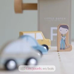 Garage Und Autowaschanlage Aus Holz - Little Dutch -Modell Spielzeug Für Kinder ld4491 railway train garage accessoire jouet bois
