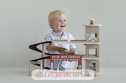 Garage Und Autowaschanlage Aus Holz - Little Dutch -Modell Spielzeug Für Kinder ld4491 railway train garage garage enfant jouet bois design