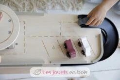 Garage Und Autowaschanlage Aus Holz - Little Dutch -Modell Spielzeug Für Kinder ld4491 railway train garage garage enfant jouet bois naturel