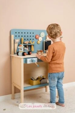 Blaue Werkbank Aus Holz - Little Dutch 11 Blaue Werkbank Aus Holz - Little Dutch -Modell Spielzeug Für Kinder ld7079 little dutch etabli en bois enfant 4