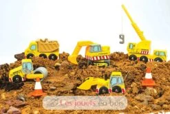 Baufahrzeuge - Le Toy Van -Modell Spielzeug Für Kinder le toy van 12442 jouet premier age set de construction tv442 chantier