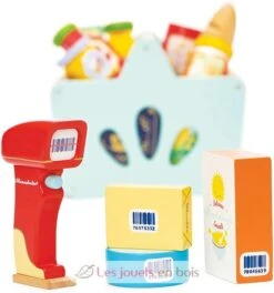 Lebensmittel-Set & Scanner - Le Toy Van -Modell Spielzeug Für Kinder le toy van panier de courses tv326 jouet douchette