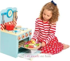 Backofen Und Herd Set Blau - Le Toy Van 10 Backofen Und Herd Set Blau - Le Toy Van -Modell Spielzeug Für Kinder le toy van tv265 jeu d imitation la cuisiniere et four bleu