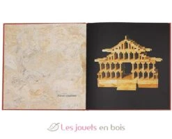 Kapla Buch Nr 1 - Das Rote Buch - Kapla -Modell Spielzeug Für Kinder livres l art kapla volume modele jouet bois