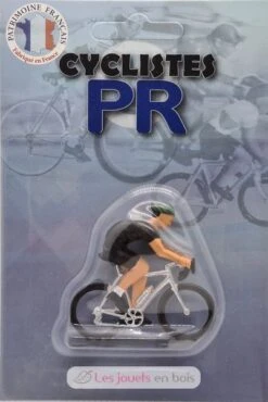 Radfahrer Figur M Schwarz Trikot - Fonderie Roger