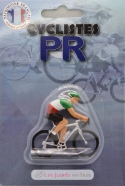 Radfahrer Figur M Trikot Des Italienischer Meisters - Fonderie Roger