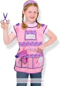 Frisösenkostüm - Melissa & Doug -Modell Spielzeug Für Kinder melissa doug 14847 costume de coiffeuse jeu jouet enfant
