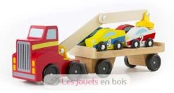 Magnetischer Autoverladekran - Melissa & Doug 8 Magnetischer Autoverladekran - Melissa & Doug -Modell Spielzeug Für Kinder melissa doug remorqueur magnetique de voitures jouet en bois et trains jouet bois enfant