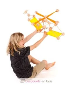 Mini Trigonos - Large - Trigonos -Modell Spielzeug Für Kinder mini trigonos l jeu de construction en bois 1