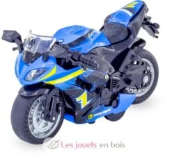 Ulysse Blau Friction Miniatur-Motorrad