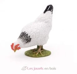 Weiße Henne Hack - Papo 7 Weiße Henne Hack - Papo -Modell Spielzeug Für Kinder papo 51160 figurine animaux poule picorant blanche jeu jouet