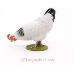 Weiße Henne Hack - Papo 8 Weiße Henne Hack - Papo -Modell Spielzeug Für Kinder papo 51160 figurine animaux poule picorant blanche jeu jouet enfant