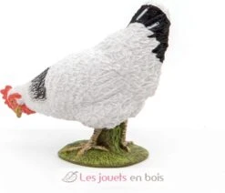 Weiße Henne Hack - Papo 9 Weiße Henne Hack - Papo -Modell Spielzeug Für Kinder papo 51160 figurine animaux poule picorant blanche jeu jouet enfant miniature