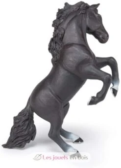 Schwarz Springende Pferd - Papo -Modell Spielzeug Für Kinder papo 51522 figurine cheval cabre noir zorro tornado jouet enfant