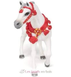 Arabische Pferd Weiß In Der Parade Gekleidet - Papo -Modell Spielzeug Für Kinder papo cheval arabe blanc en tenue de parade poulains et poneys figurine 51568 jouets enfant